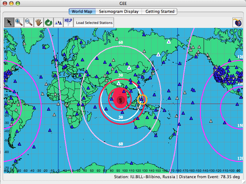 Real Time Earthquake Map Usa - Map of world
